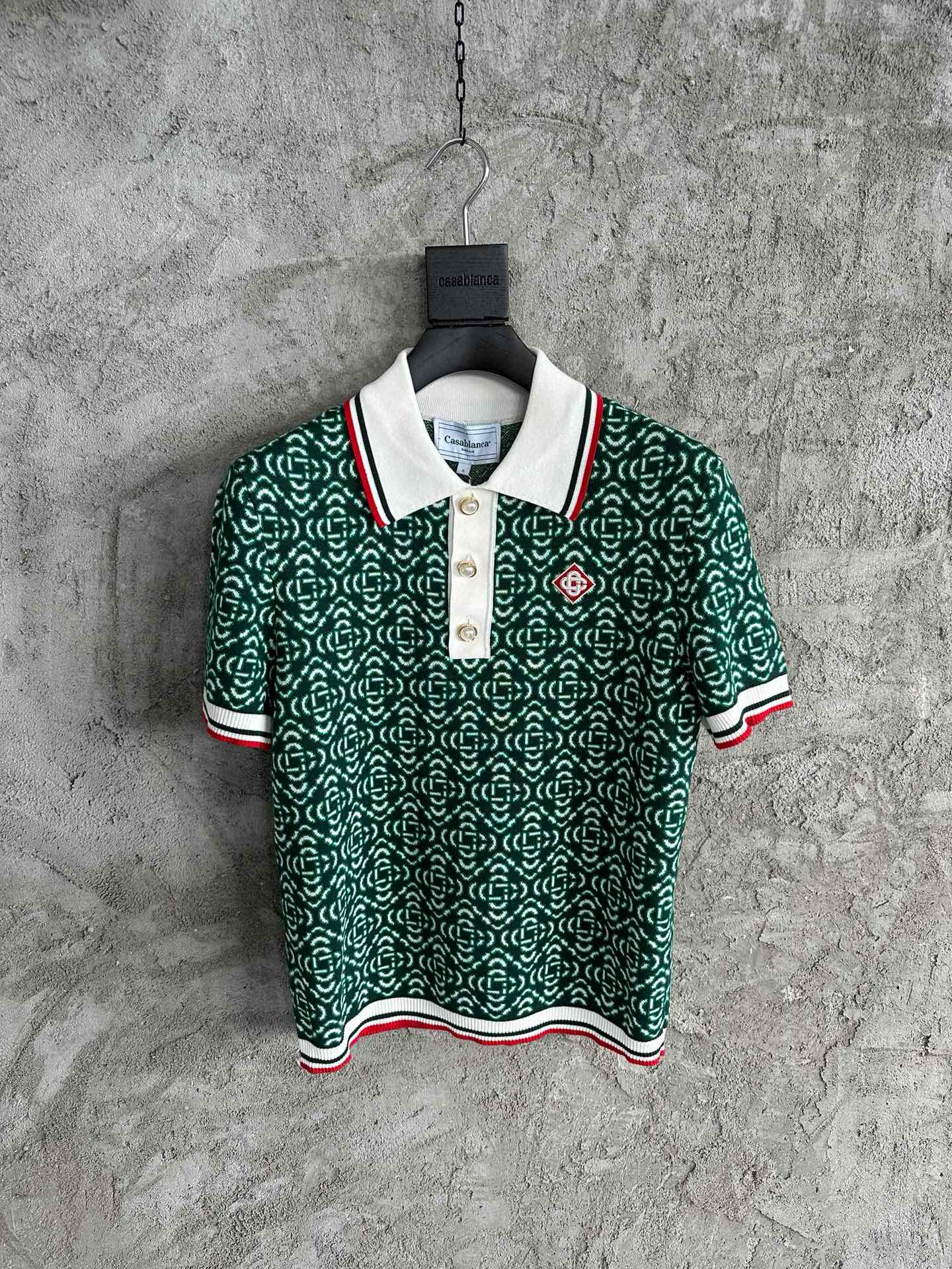 Casablance Short Sleeve Polo