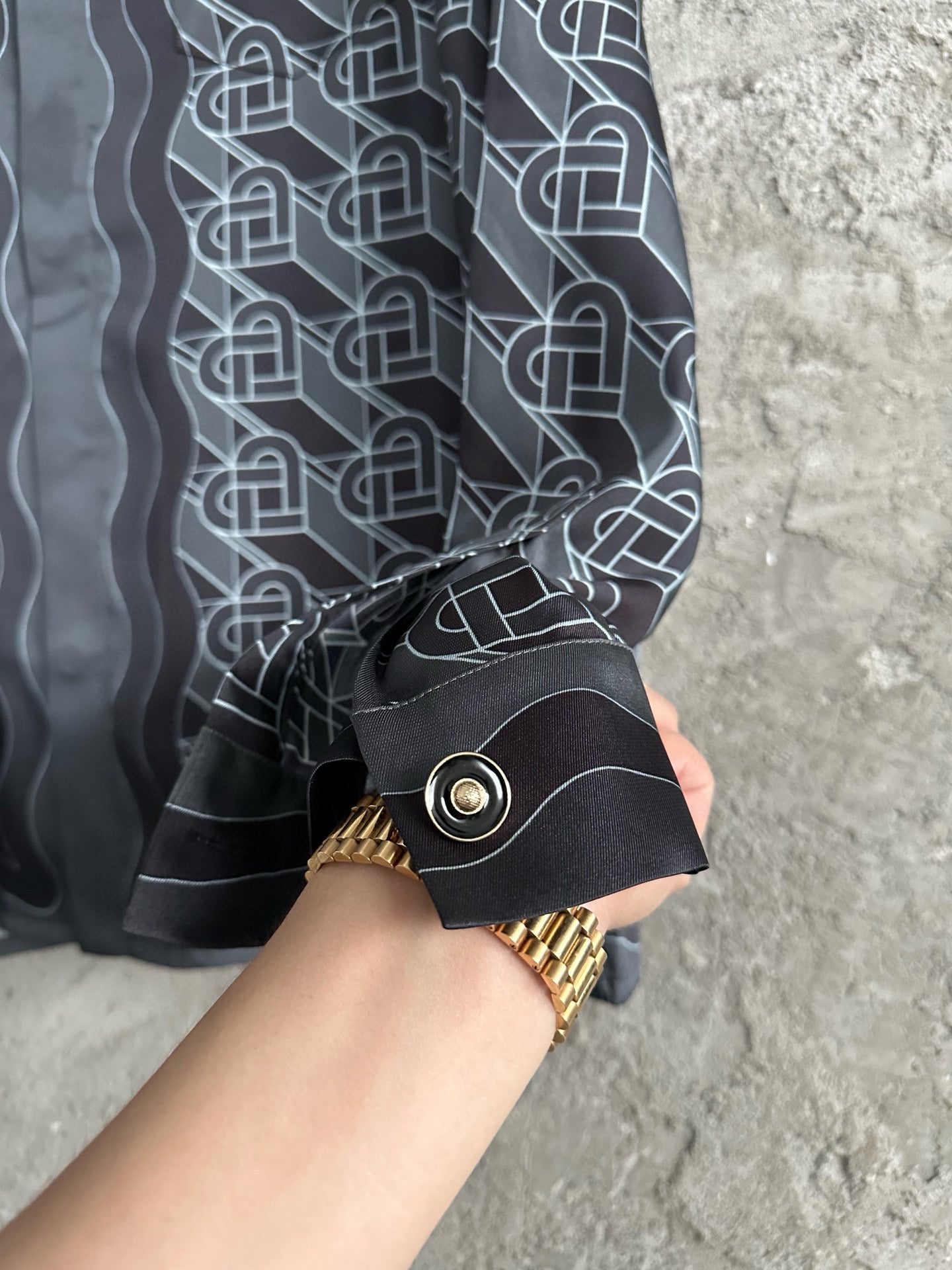 Casablance Long Sleeve Polo