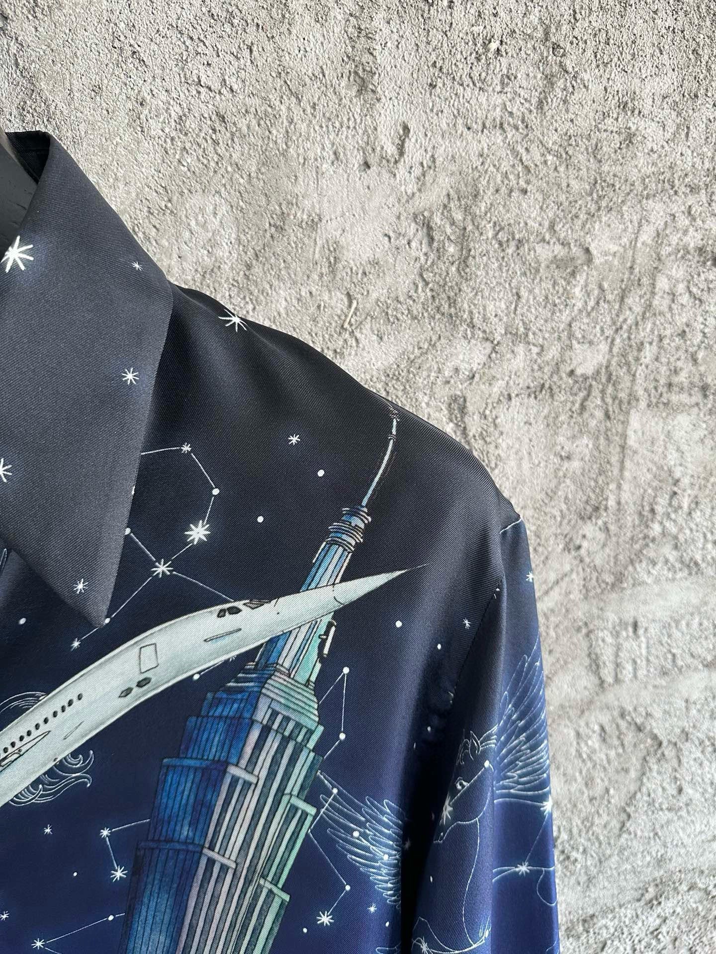 Casablance Long Sleeve Polo