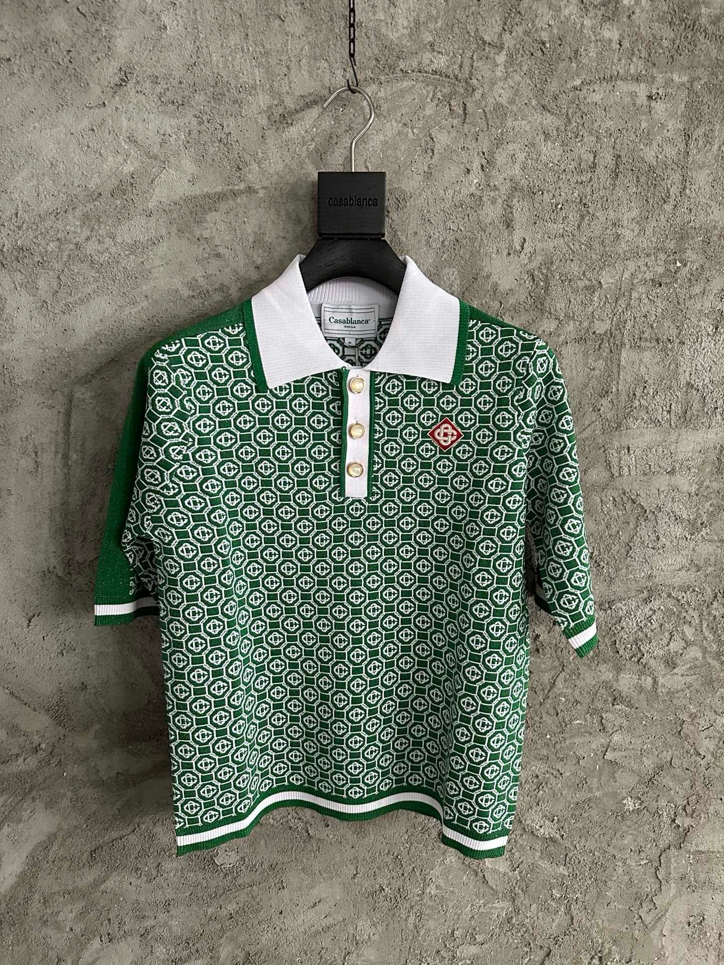 Casablance Short Sleeve Polo