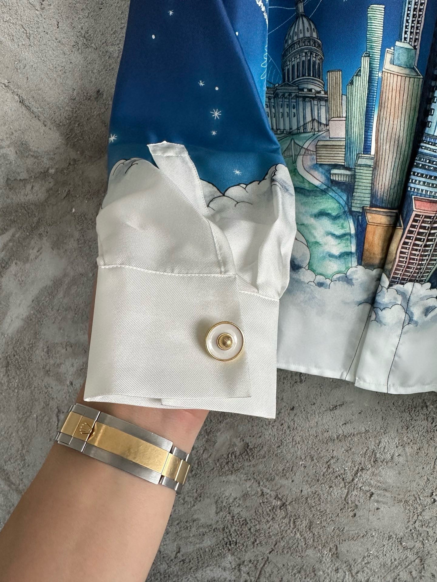 Casablance Long Sleeve Polo