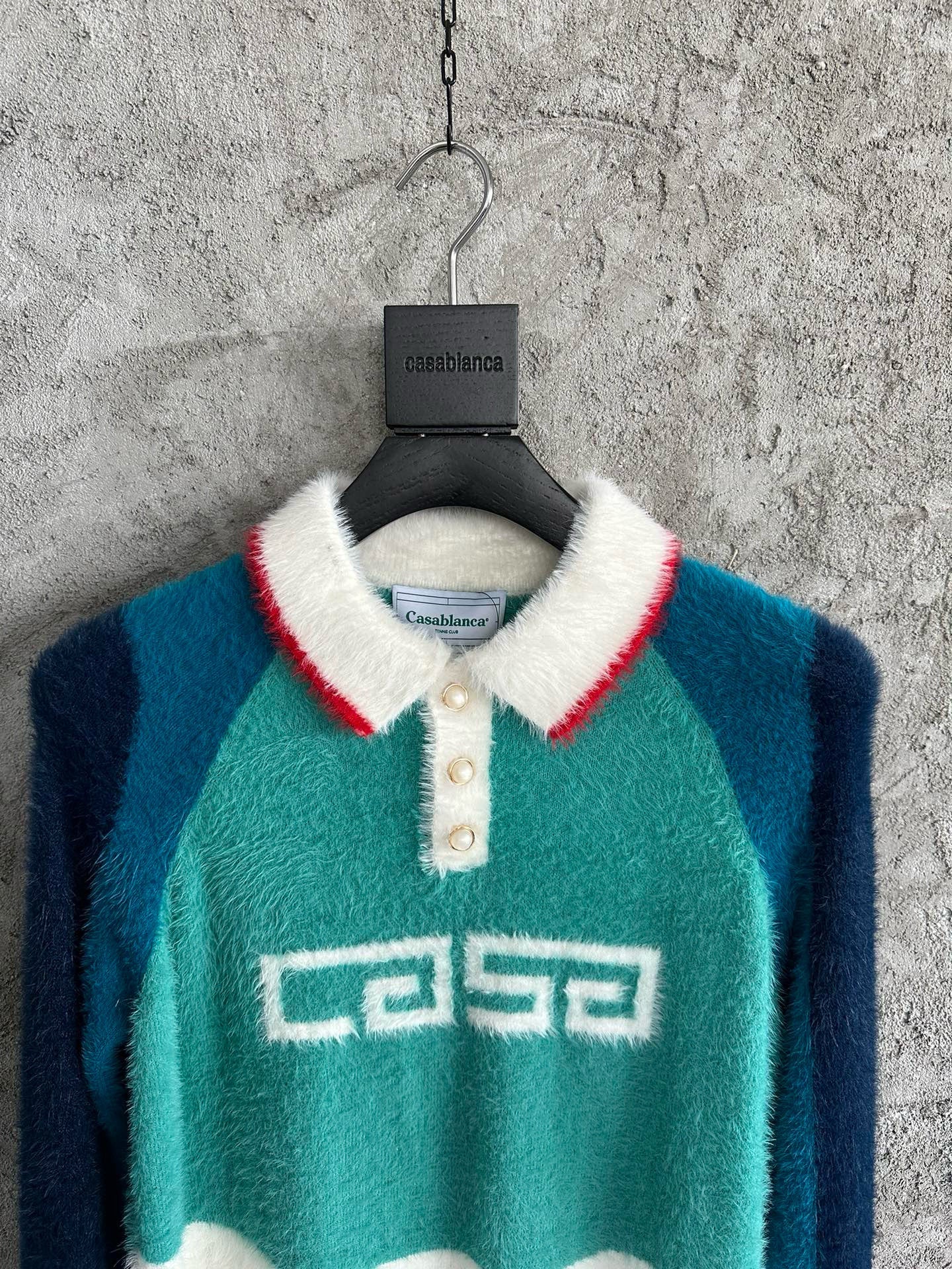 Casablance Long Sleeve Polo