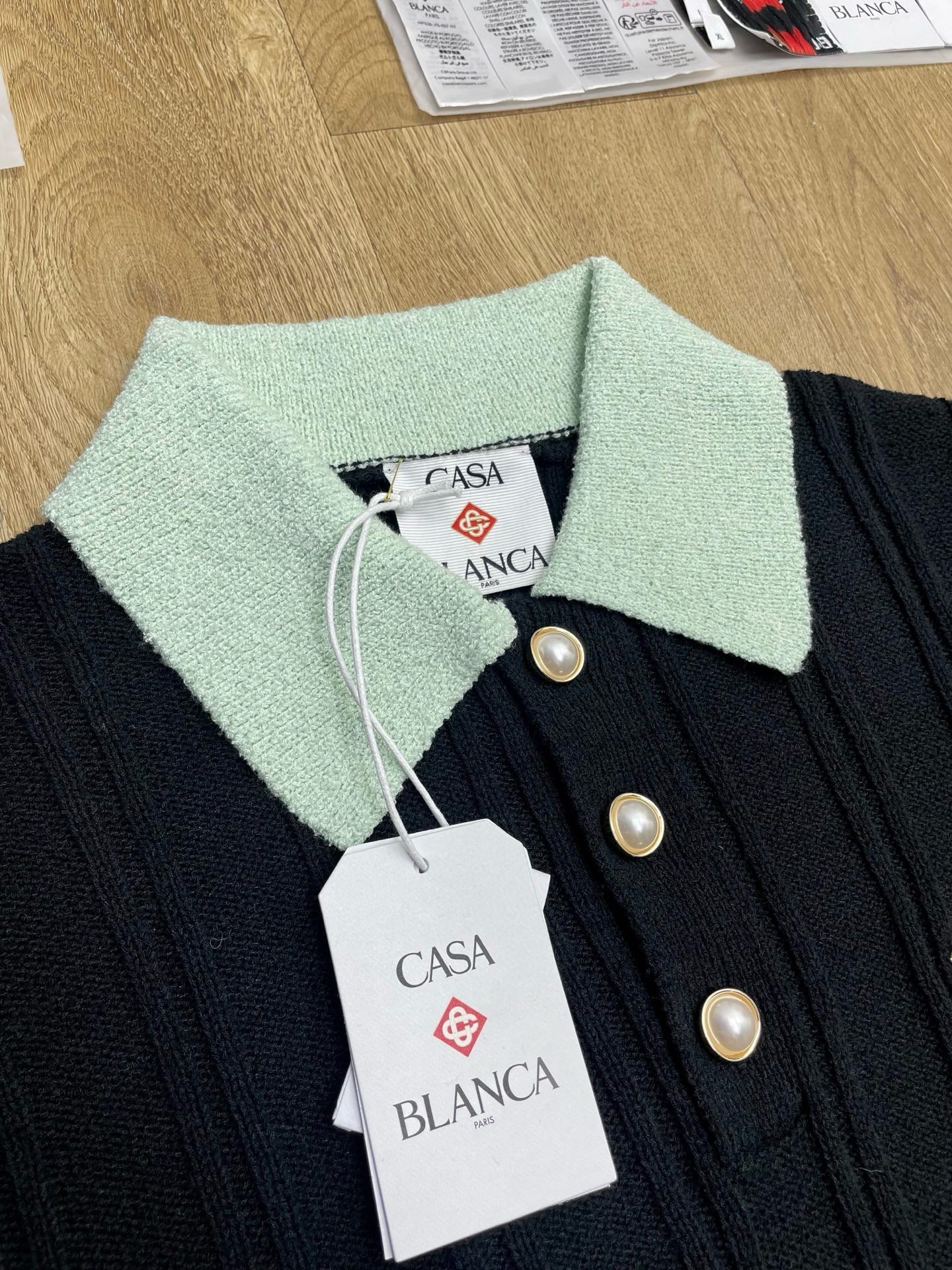 Casablanca Long Sleeve Polo