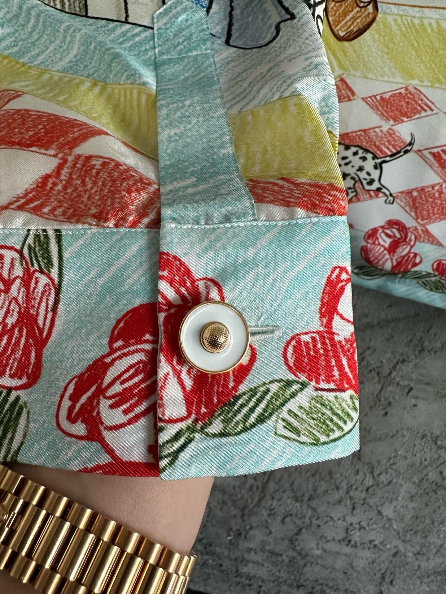 Casablance Long Sleeve Polo