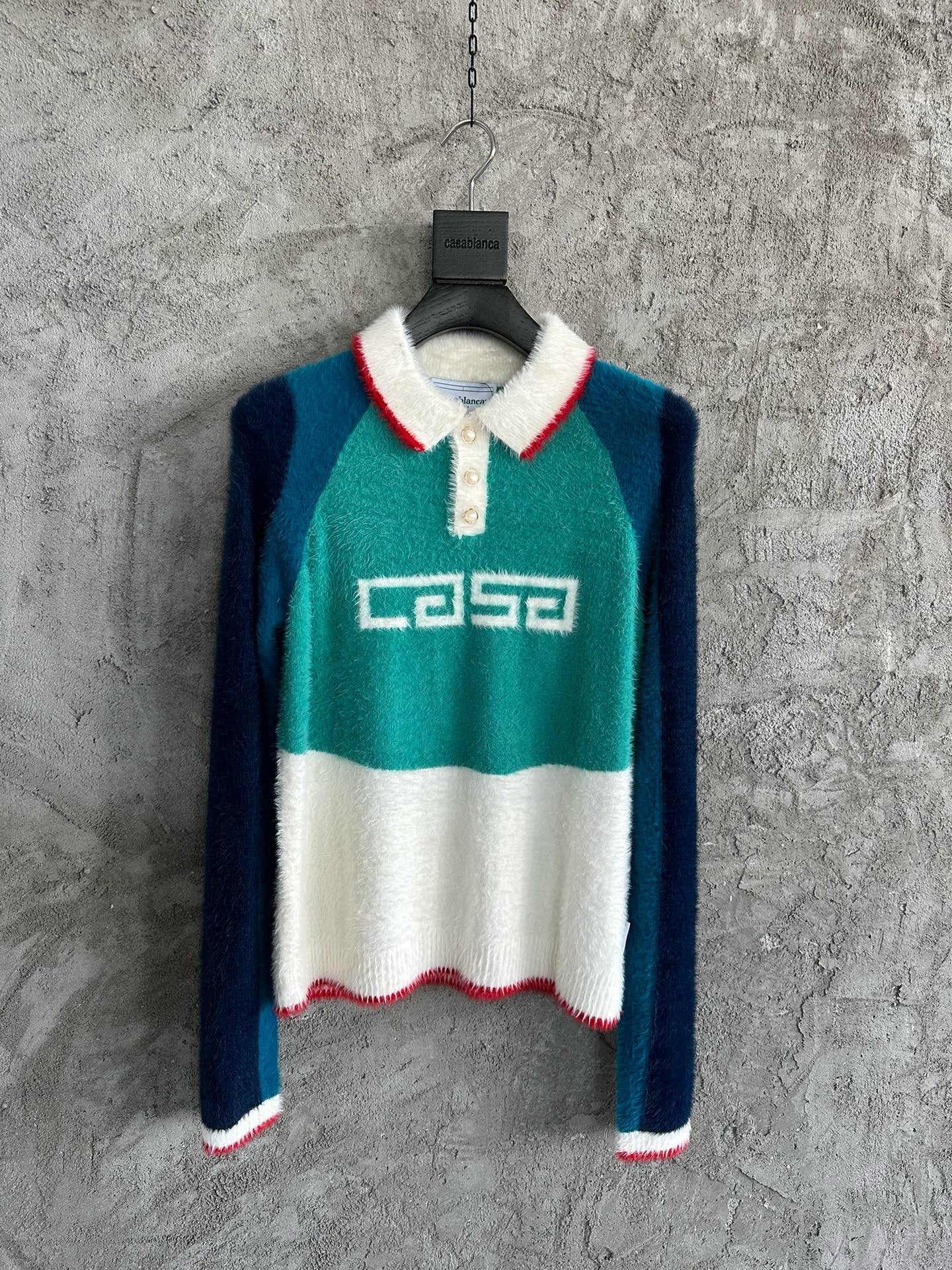 Casablance Long Sleeve Polo