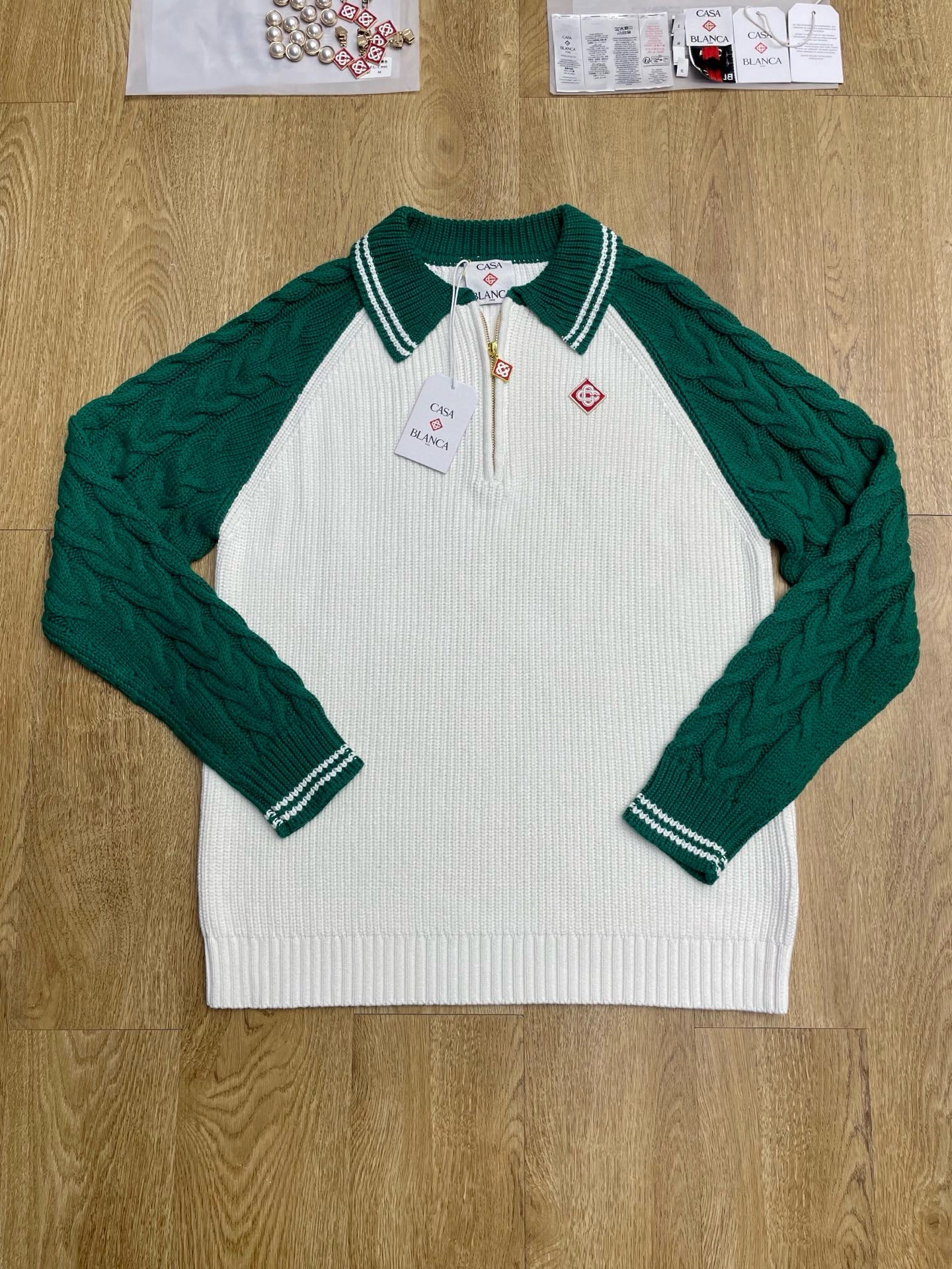 Casablanca Long Sleeve Polo