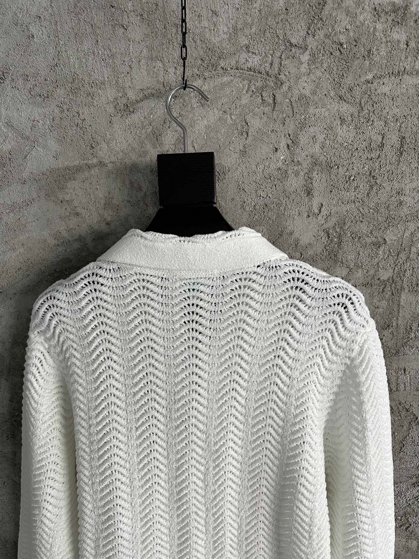 Casablance Long Sleeve Polo