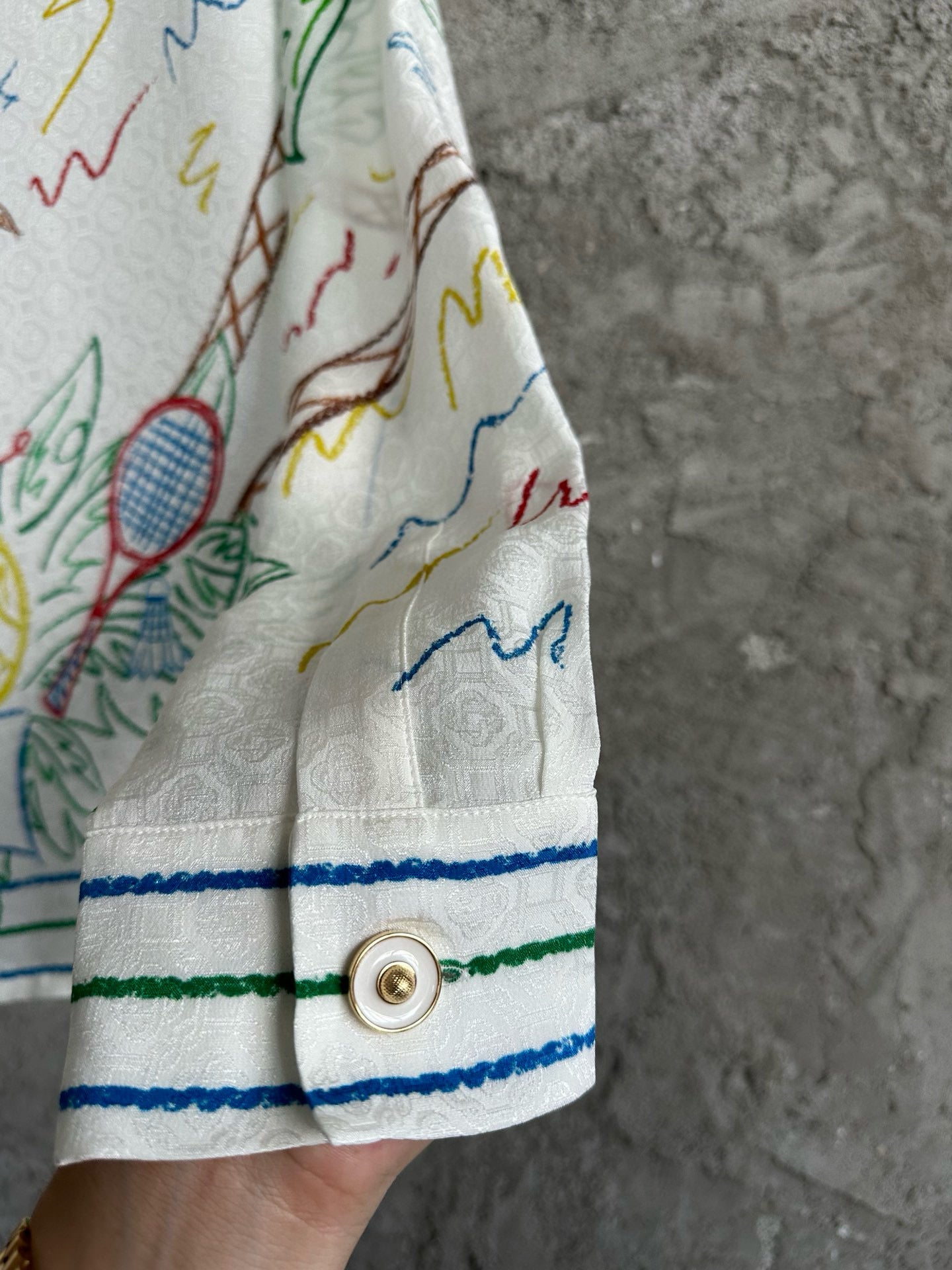 Casablance Long Sleeve Polo