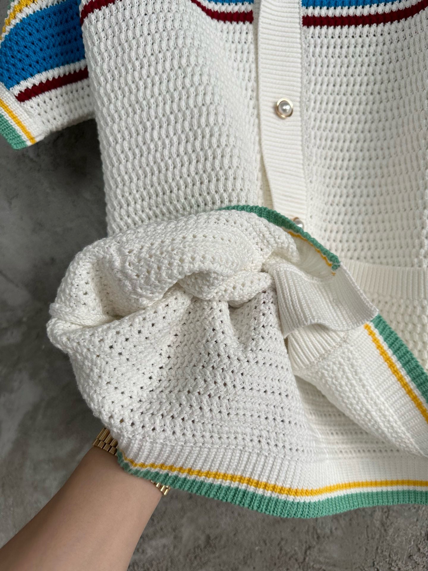 Casablance Short Sleeve Polo