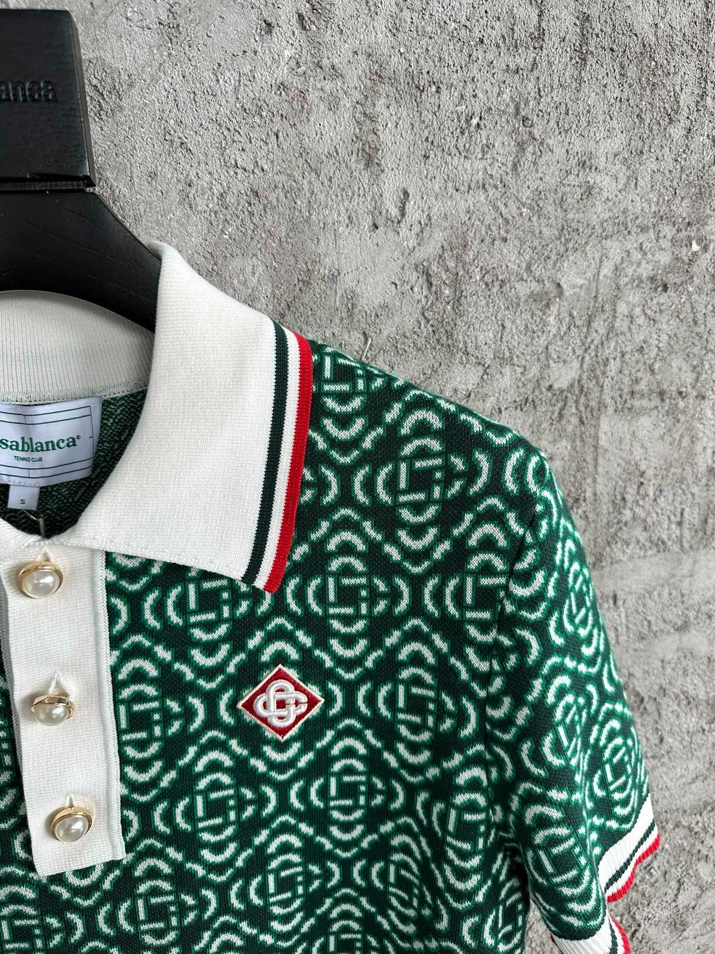 Casablance Short Sleeve Polo