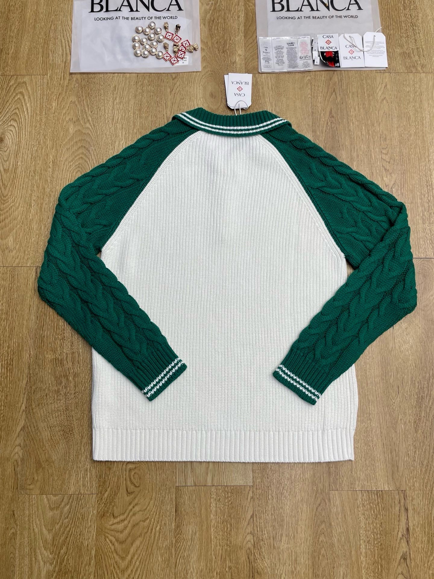 Casablanca Long Sleeve Polo
