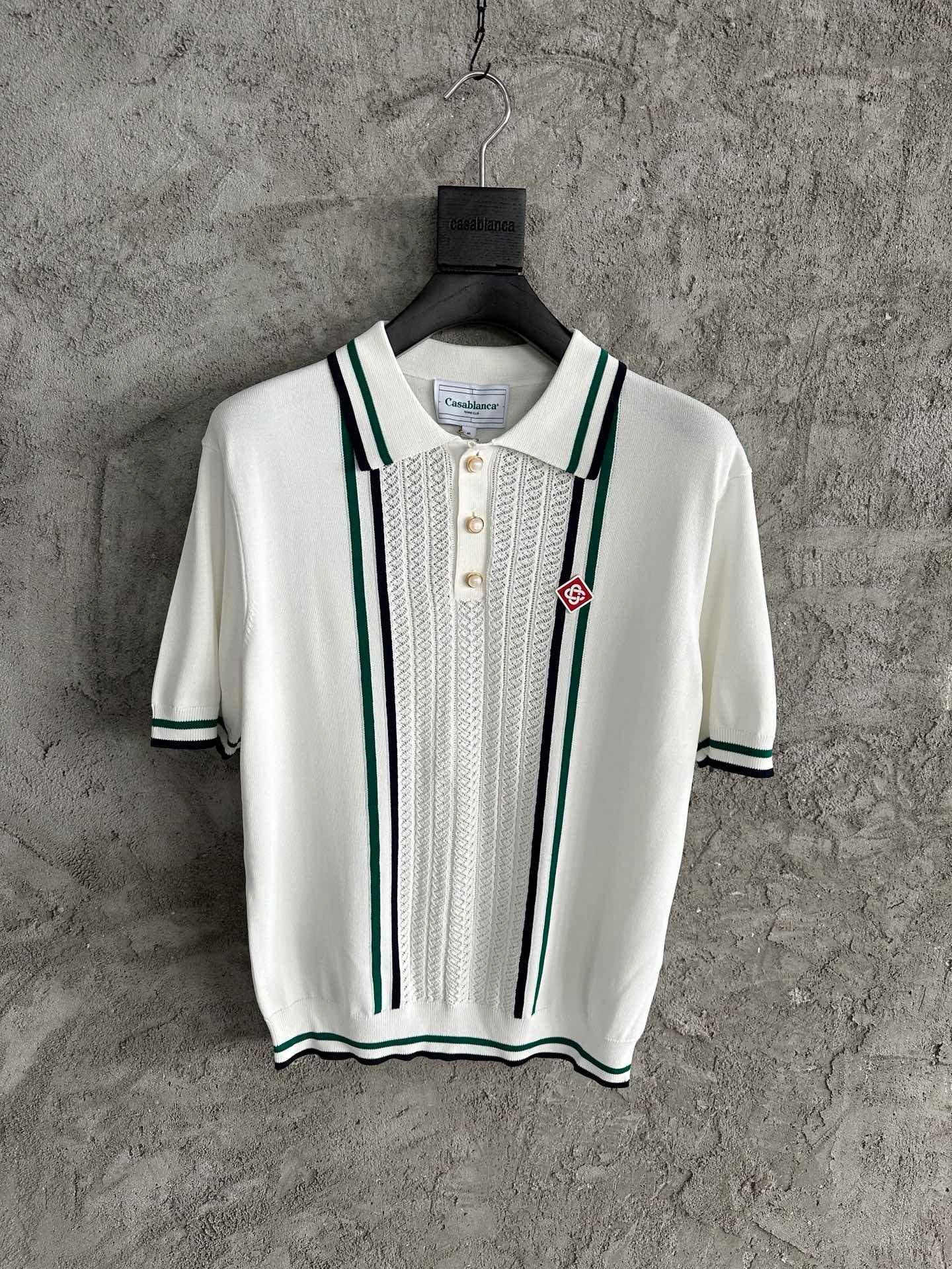 Casablance Short Sleeve Polo