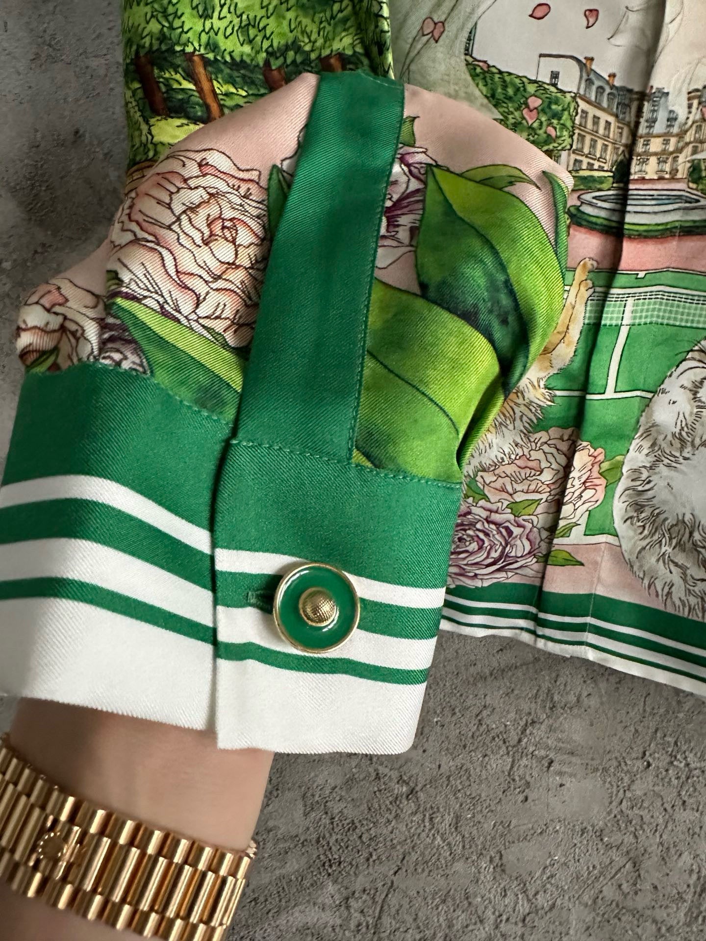 Casablance Long Sleeve Polo