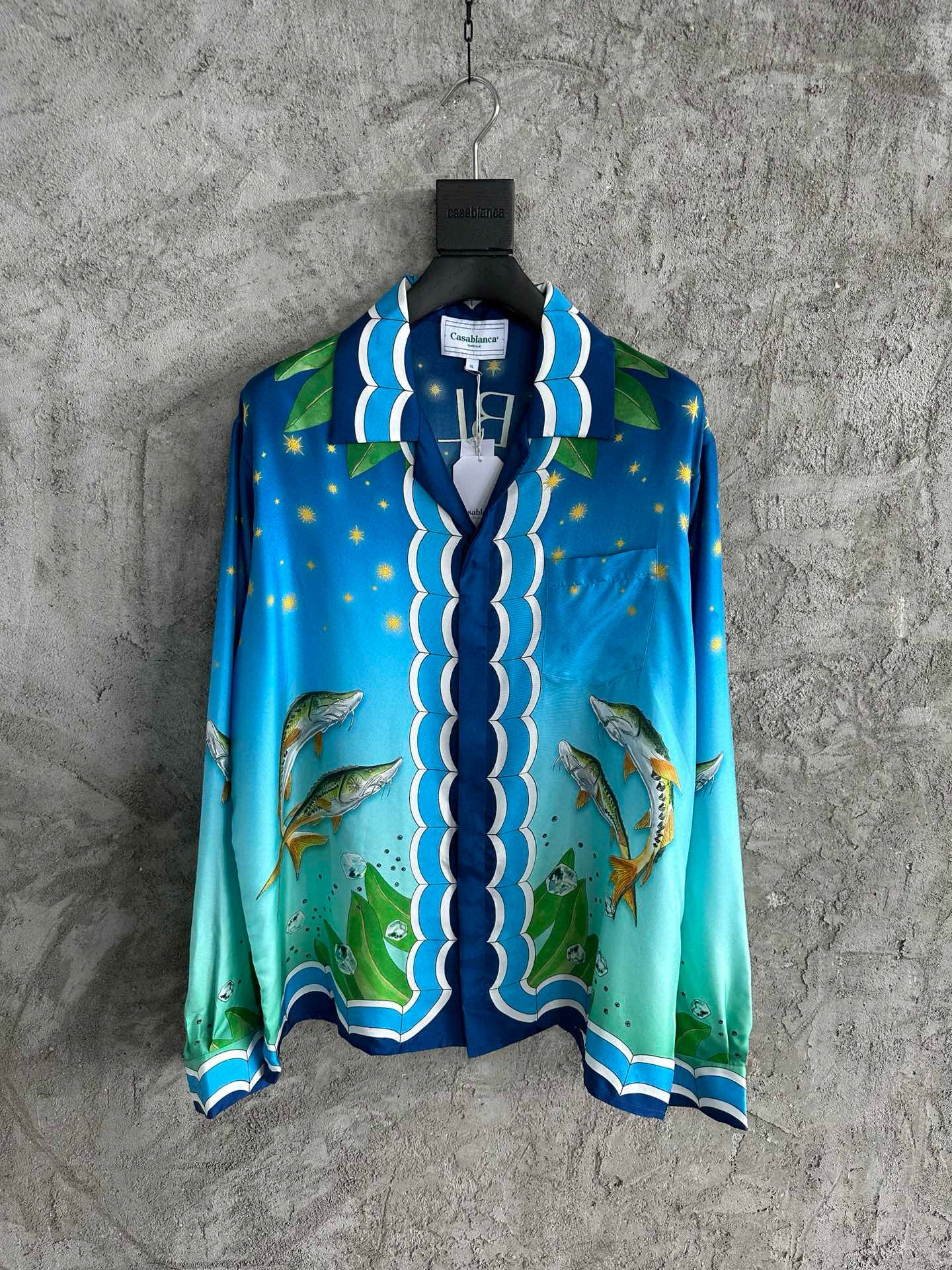 Casablance Long Sleeve Polo