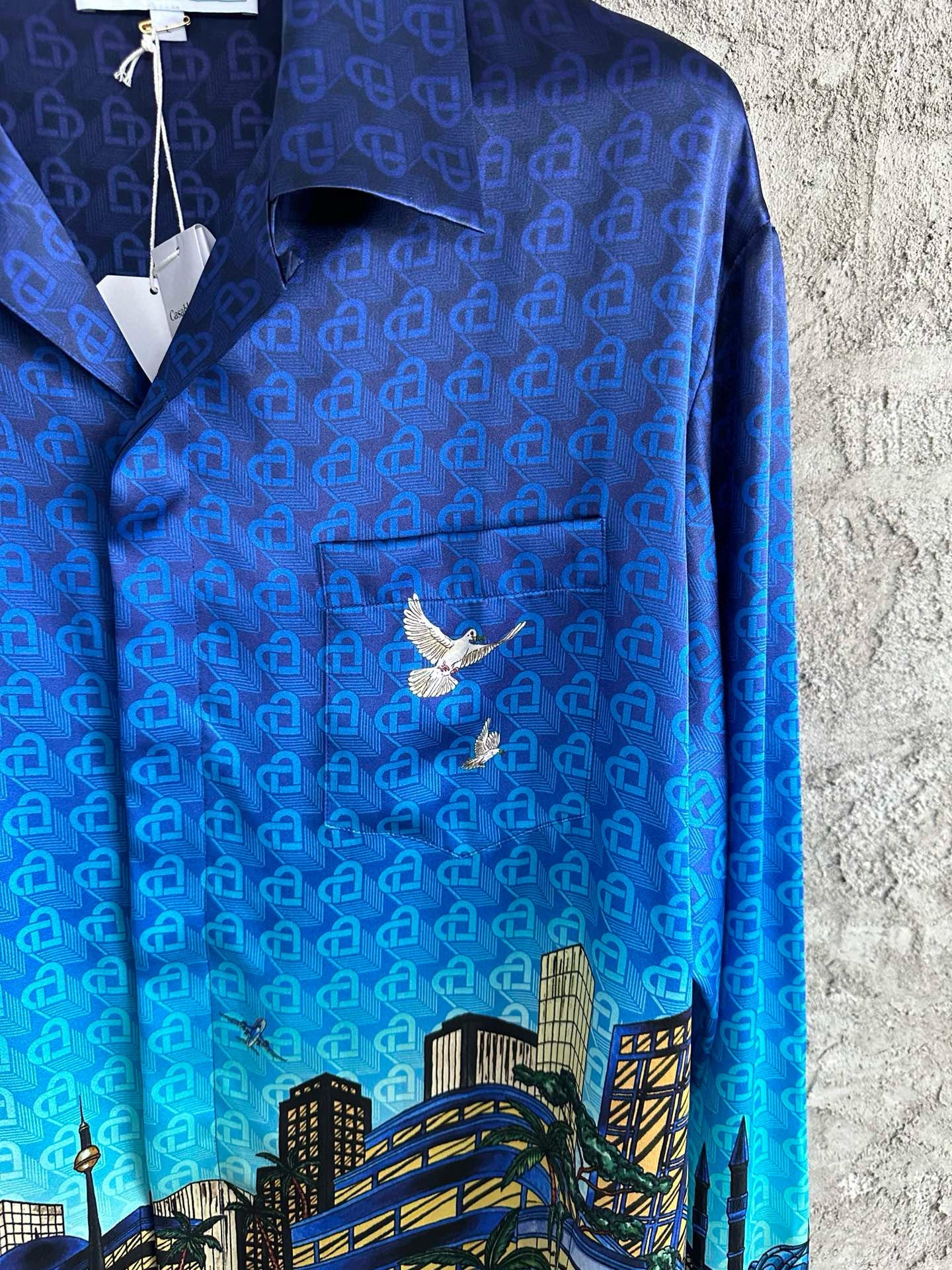 Casablance Long Sleeve Polo