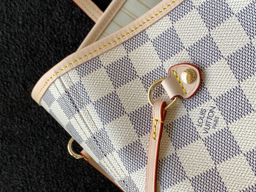 NEVERFULL MM 32 GREY CREAM DAMIER AZUR INSIDE COLOUR 1