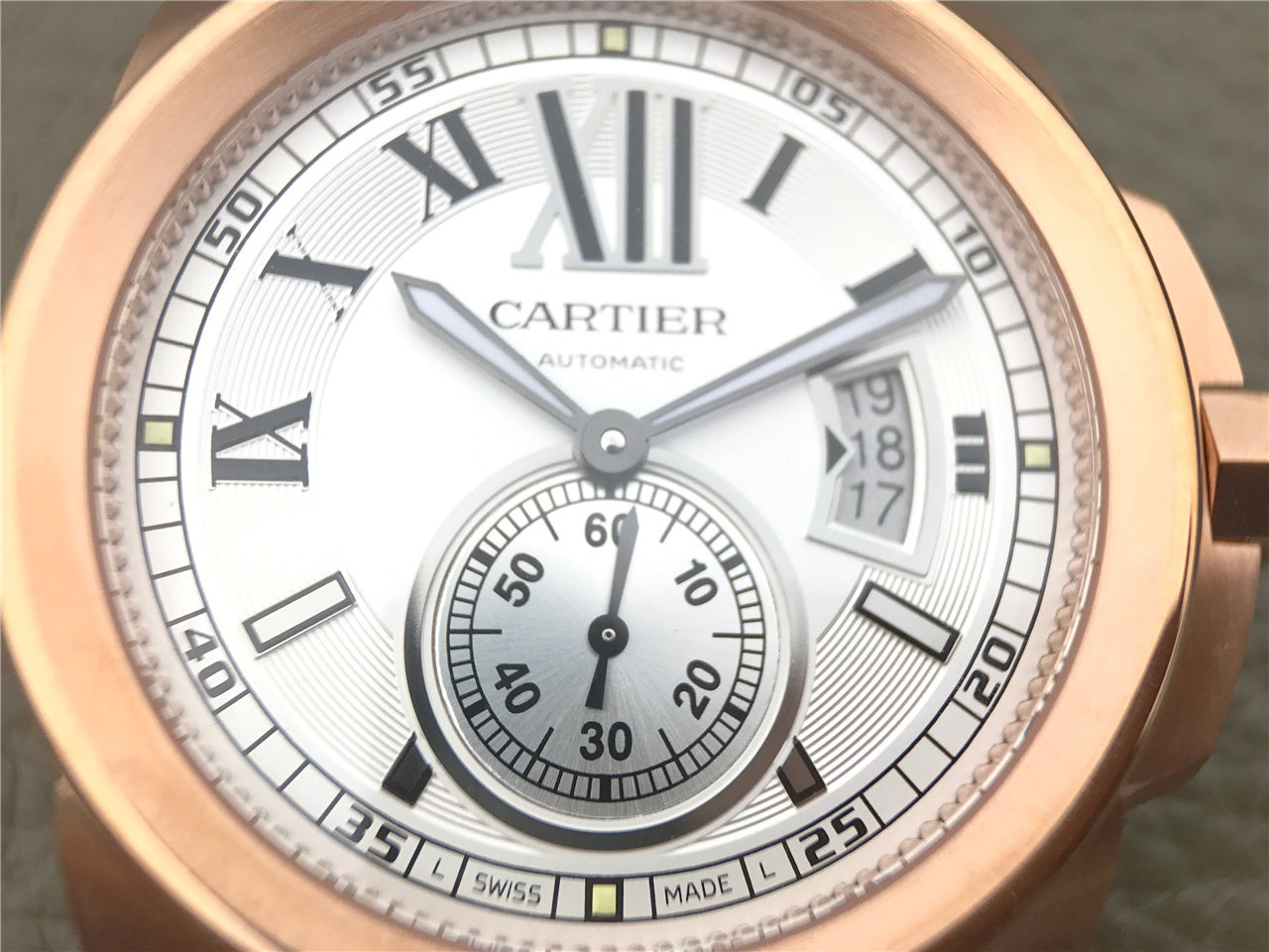 CALIBRE DIVER 42 AUTOMATIC ROSE GOLD CASE WHITE DIAL