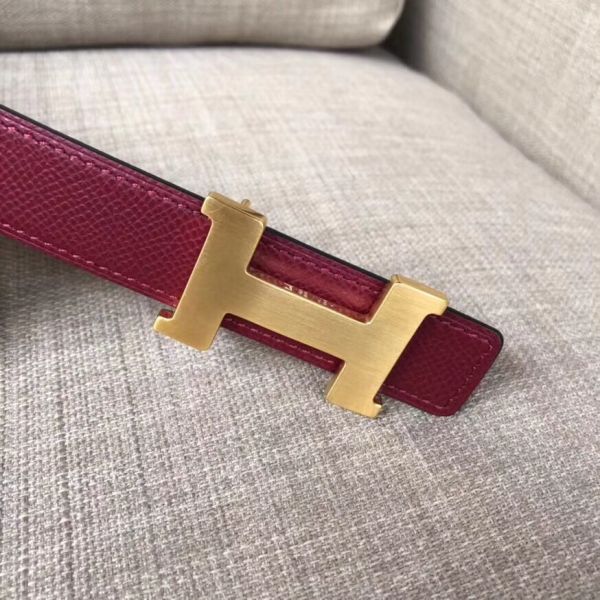 HERM Mini Constance 24mm Reversible Belt Black/Ruby