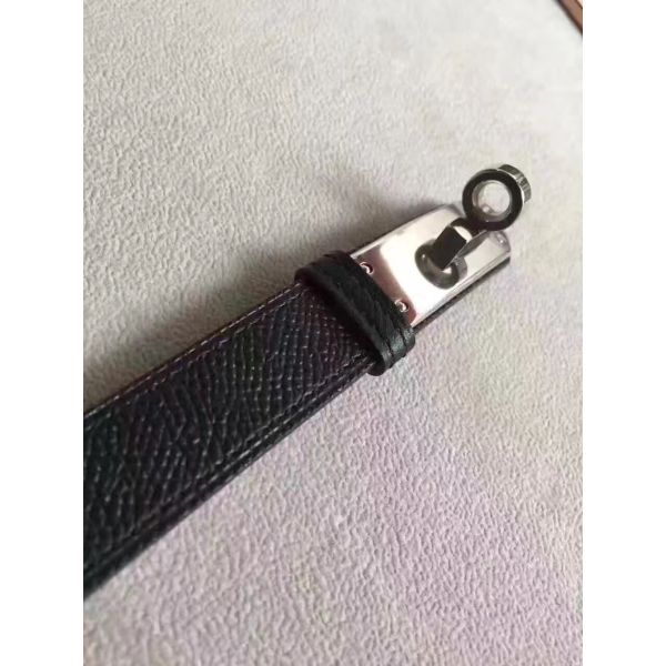 HERM Kelly 18 Belt In Black Epsom Leather