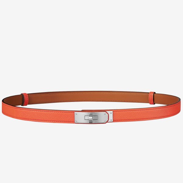 HERM Kelly 18 Belt In Orange Epsom Leather