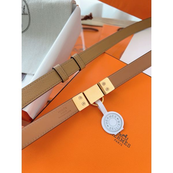 HERM Rivale 18 Belt in Chai Epsom Calfskin