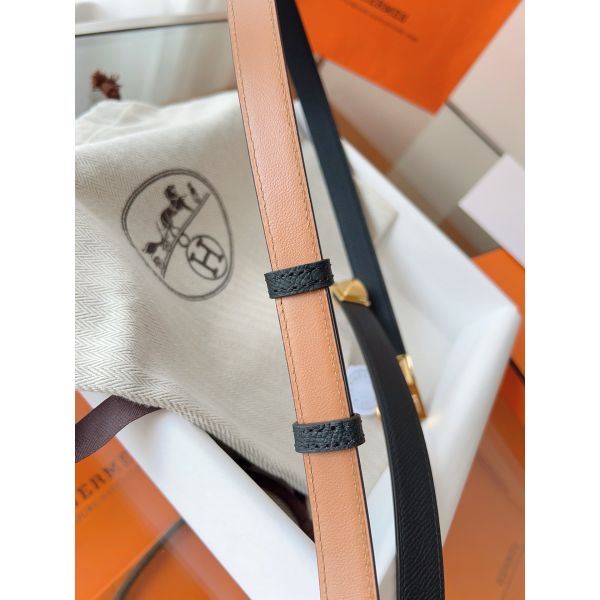 HERM Rivale 18 Belt in Black Epsom Calfskin