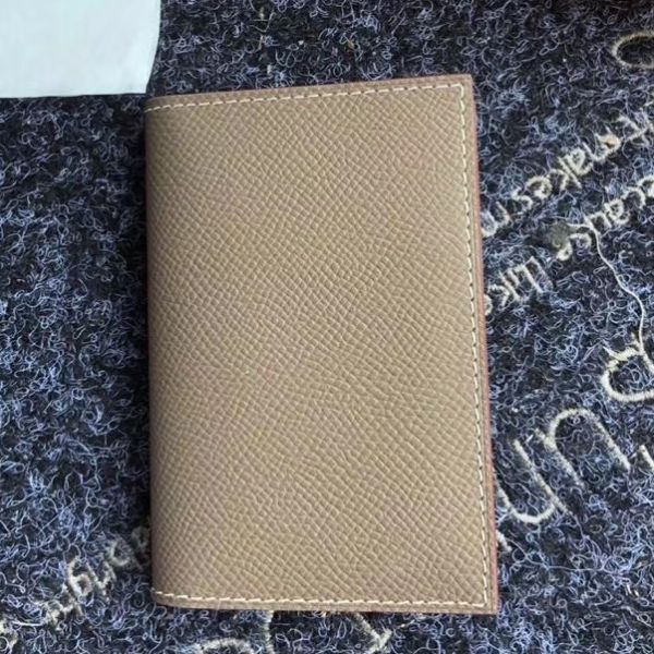 HERM MC² Euclide Card Holder In Taupe Epsom Leather
