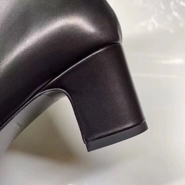 HERM Black Calfskin Power Low Boot