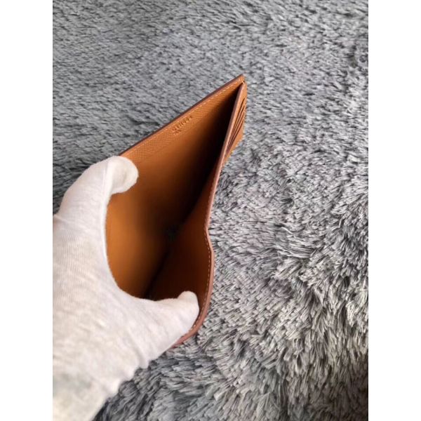 HERM Brown MC² Copernic Compact Wallet