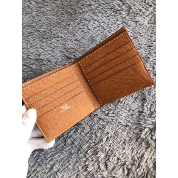 HERM Brown MC² Copernic Compact Wallet
