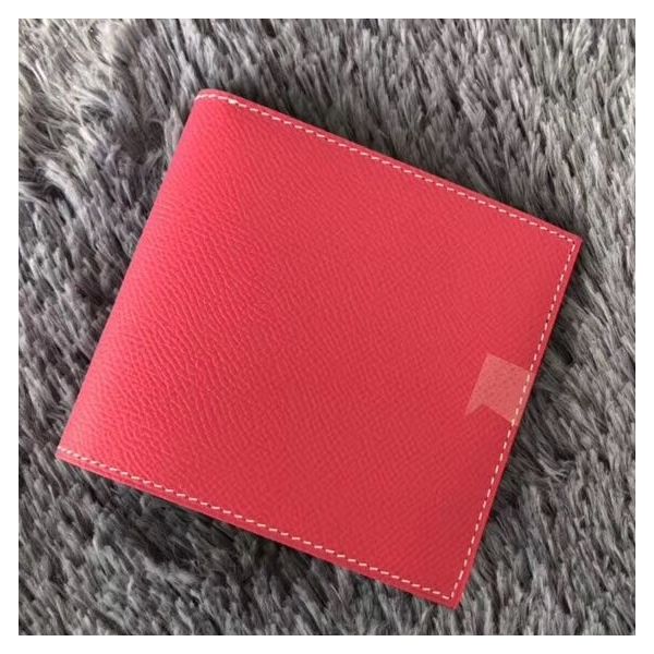 HERM Rose Red MC² Copernic Compact Wallet