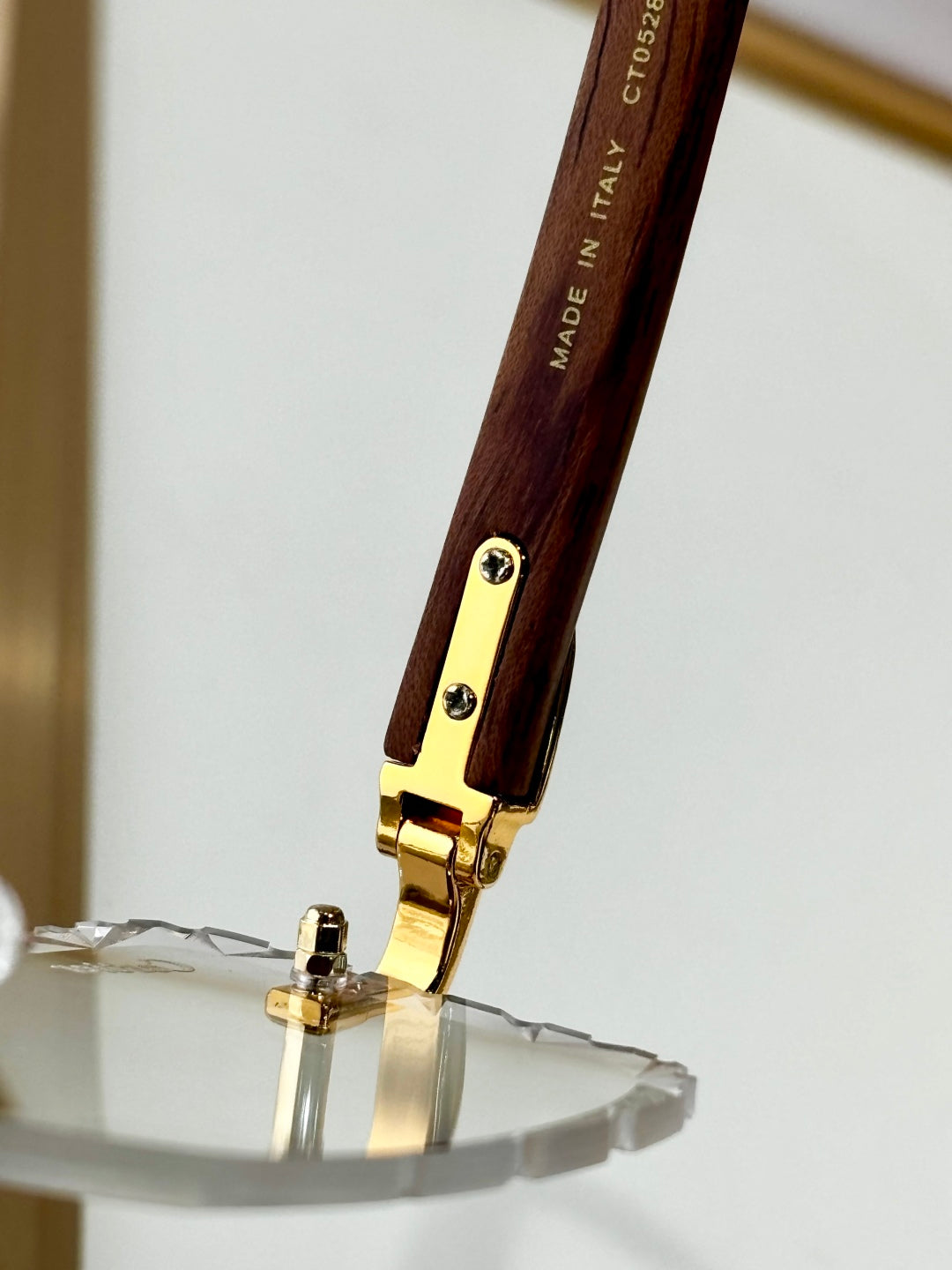 C DE PHOTOCHROMIC LENSES RECTANGULAR FRAME SUNGLASSES 556093 IN METAL