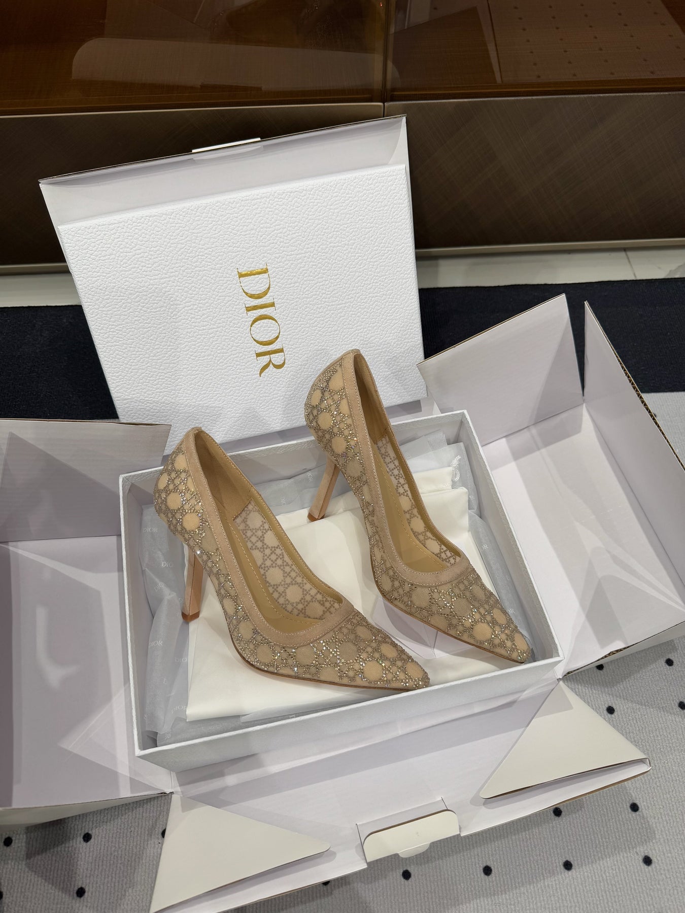 HIGH HEELS PUMP IN CAMEL BEIGE LAMB SUEDE 10 CM