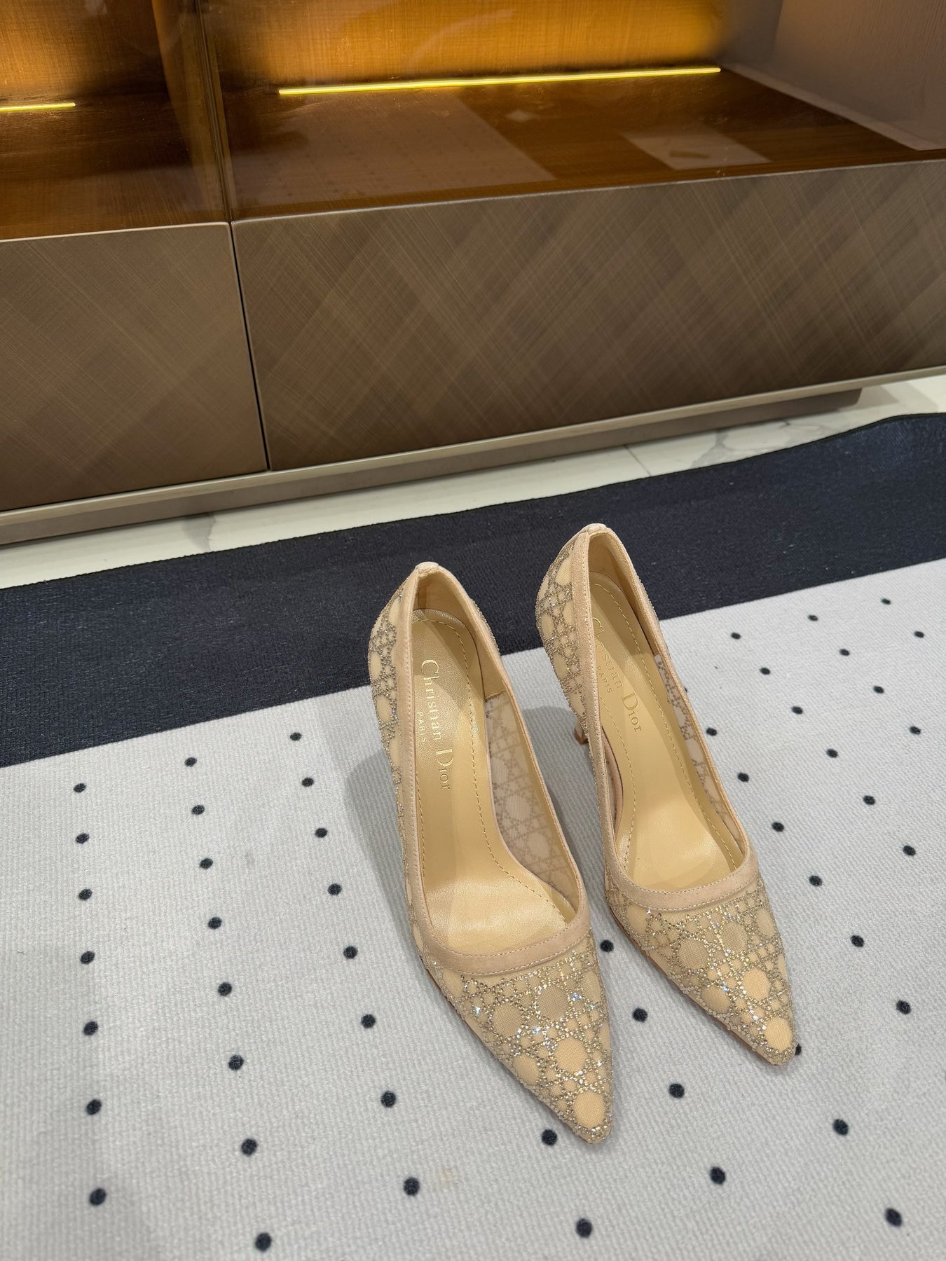 HIGH HEELS PUMP IN CAMEL BEIGE LAMB SUEDE 10 CM