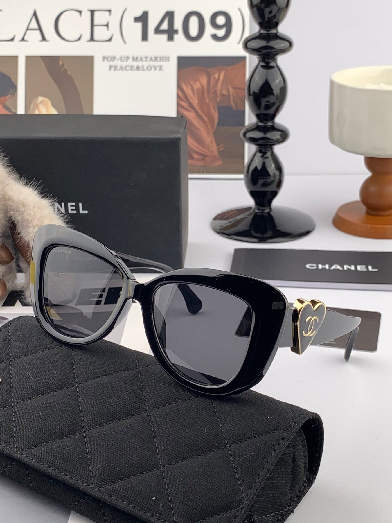 BUTTERFLY SUNGLASSES CH8551 IN ACETATE