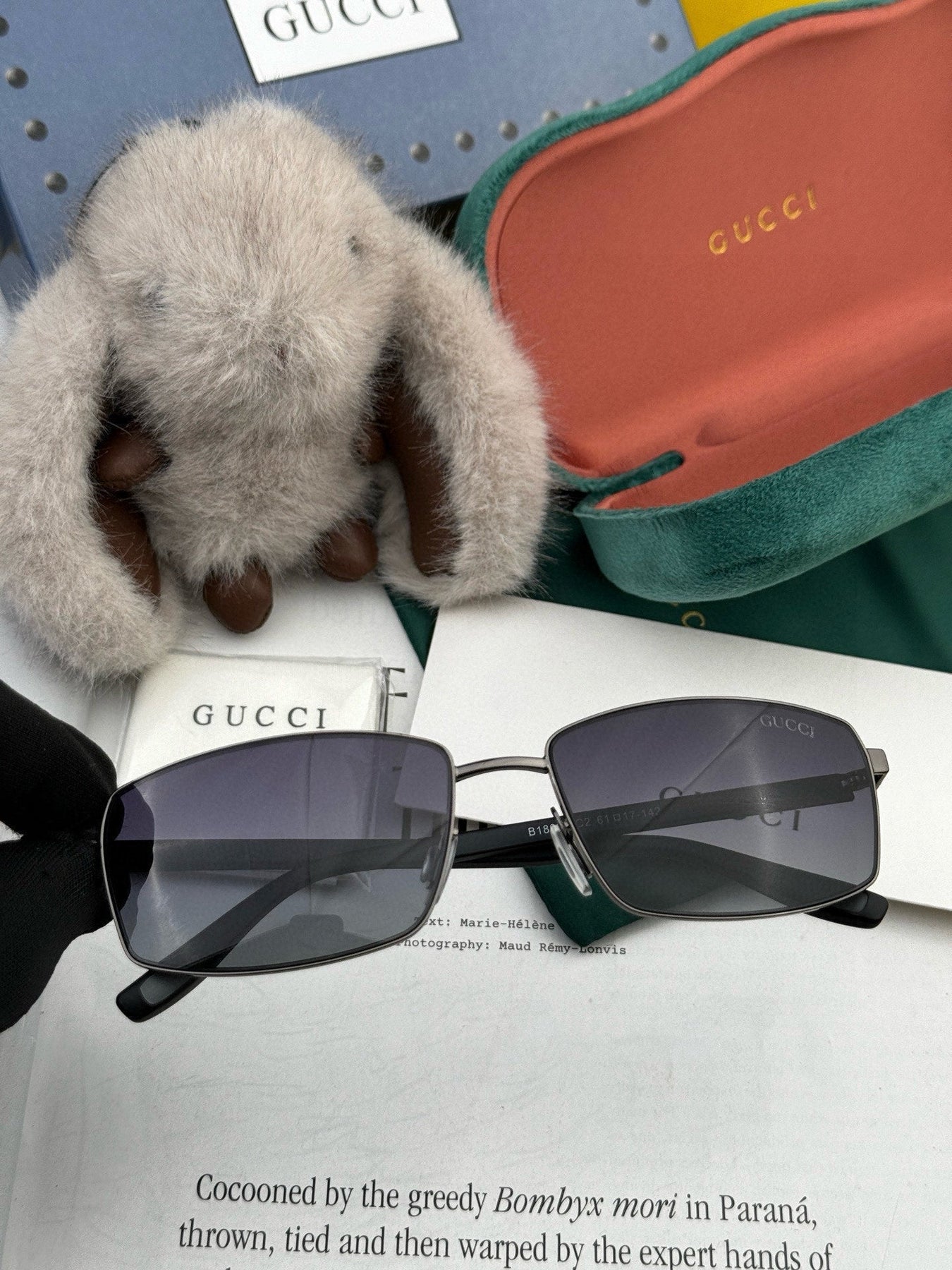 RECTANGULAR FRAME SUNGLASSES G51806 IN METAL