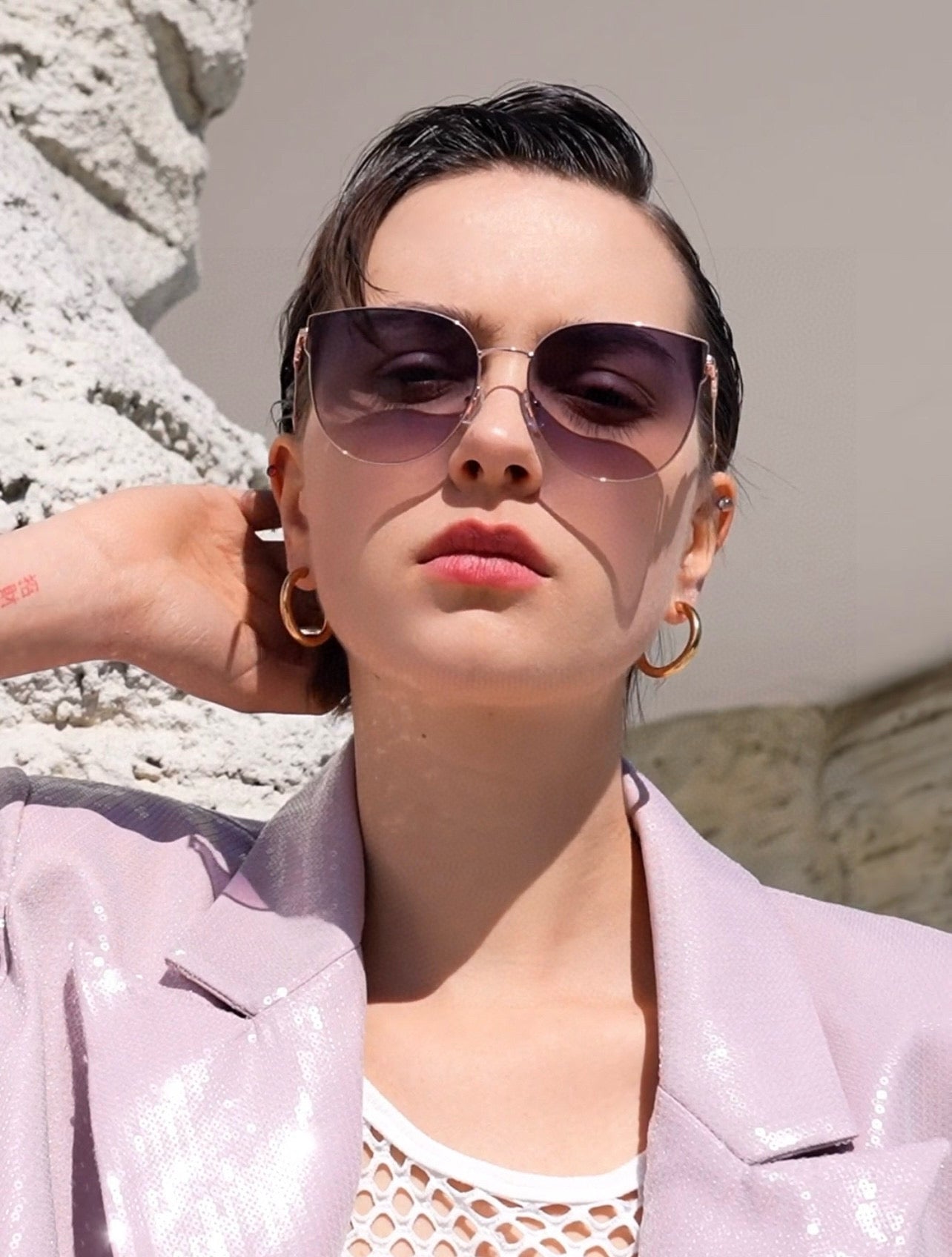 MONTAIGNE SUNGLASS CD4311 IN METAL