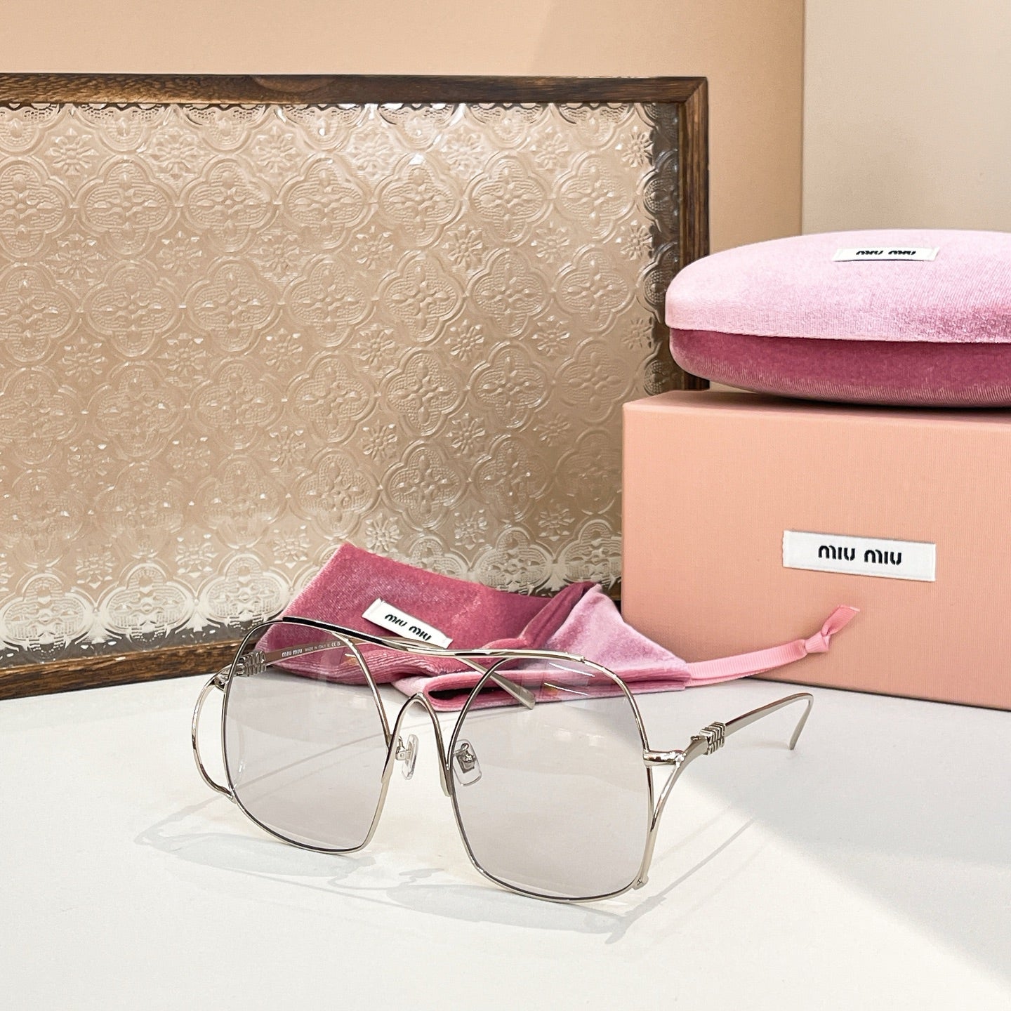 LOGO SUNGLASSES MUA58 IN METAL