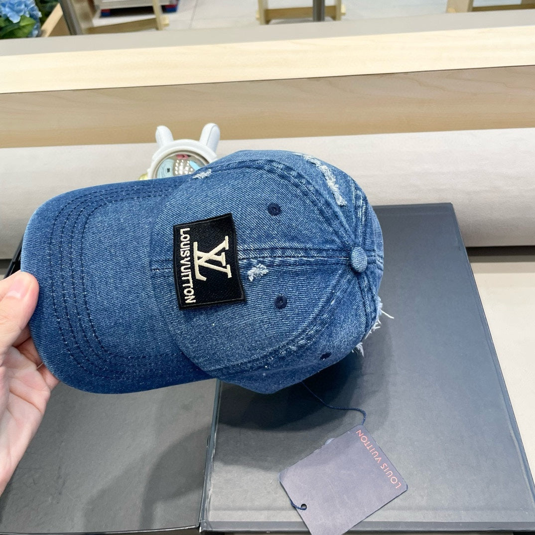 BASEBALL CAP IN CLASSIC BLUE DENIM 406960