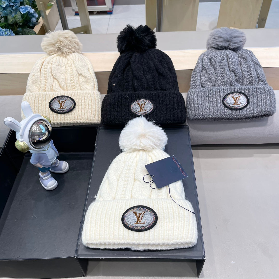 BEANIE HAT IN GRAY WOOL 433485