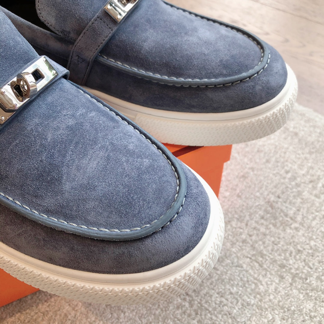 GAME SLIP-ON SNEAKER NAVY SUEDE