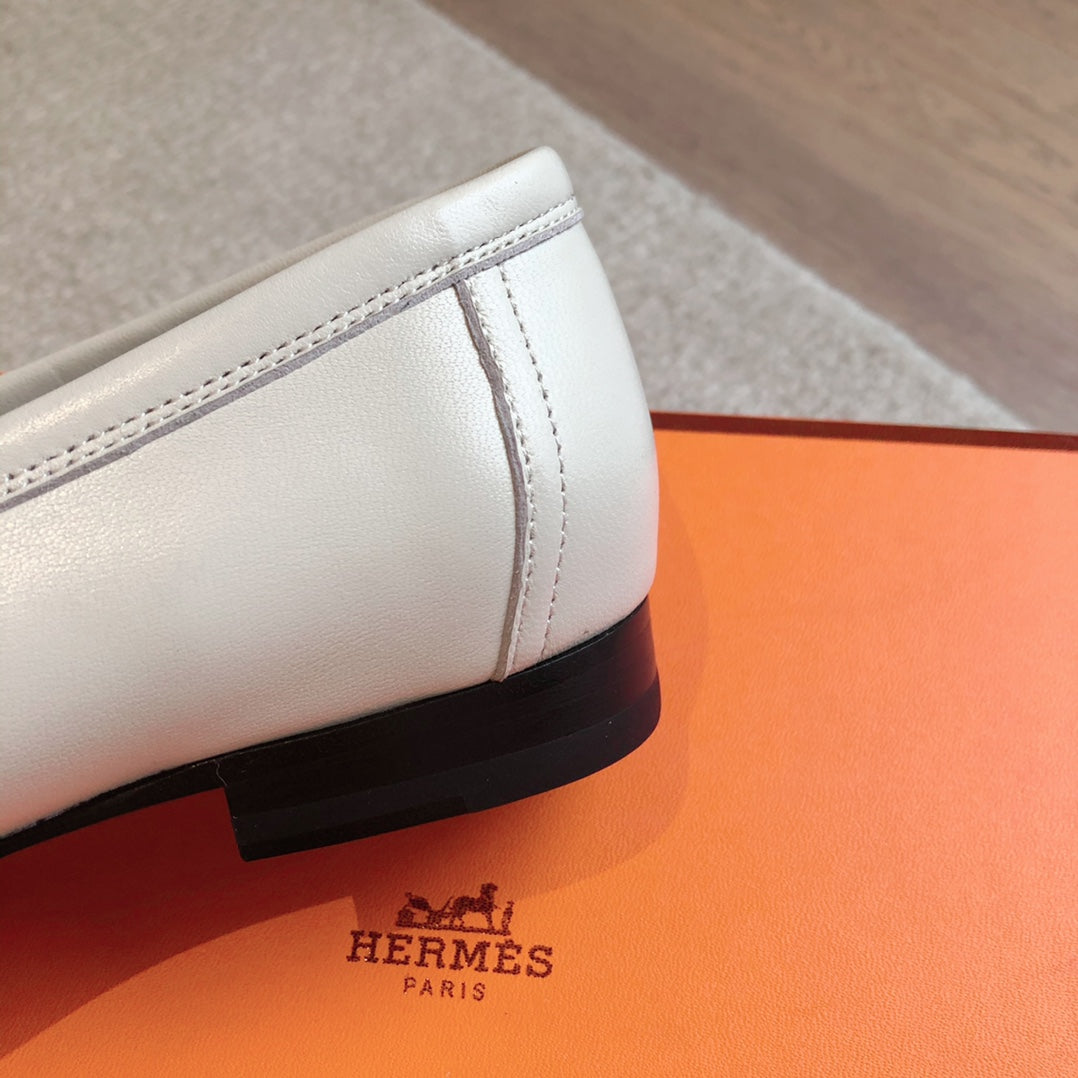PARIS LOAFER WHITE CALFSKIN
