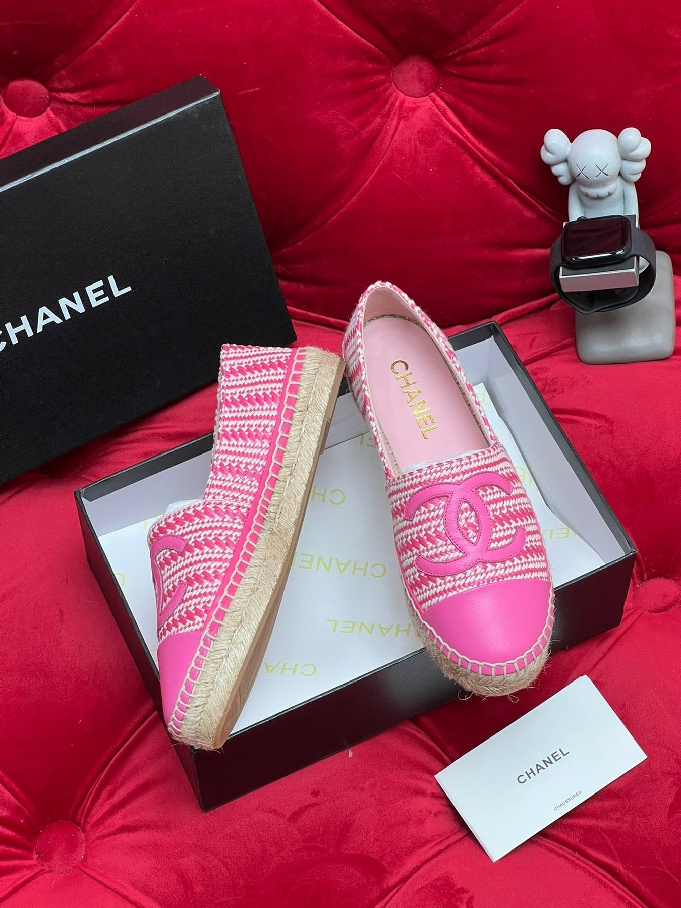 CC LOAFERS IN LIGHT PINK LAMBSKIN