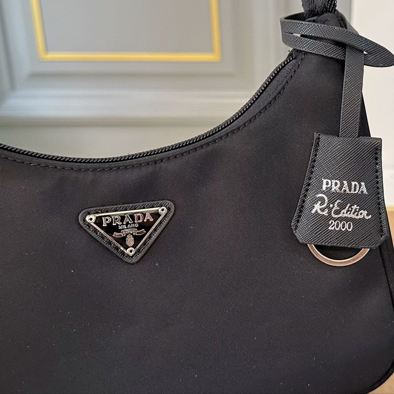 HOBO RE-EDITION BAG 22 IN BLACK RE-NYLON