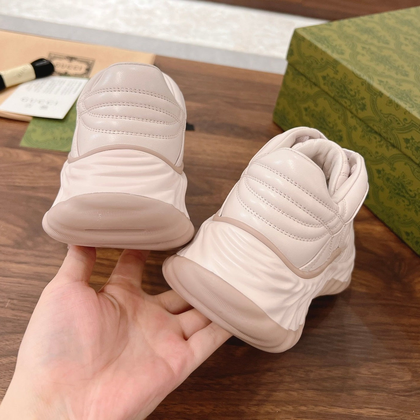 GG RIPPLE SNEAKER JASmine cream