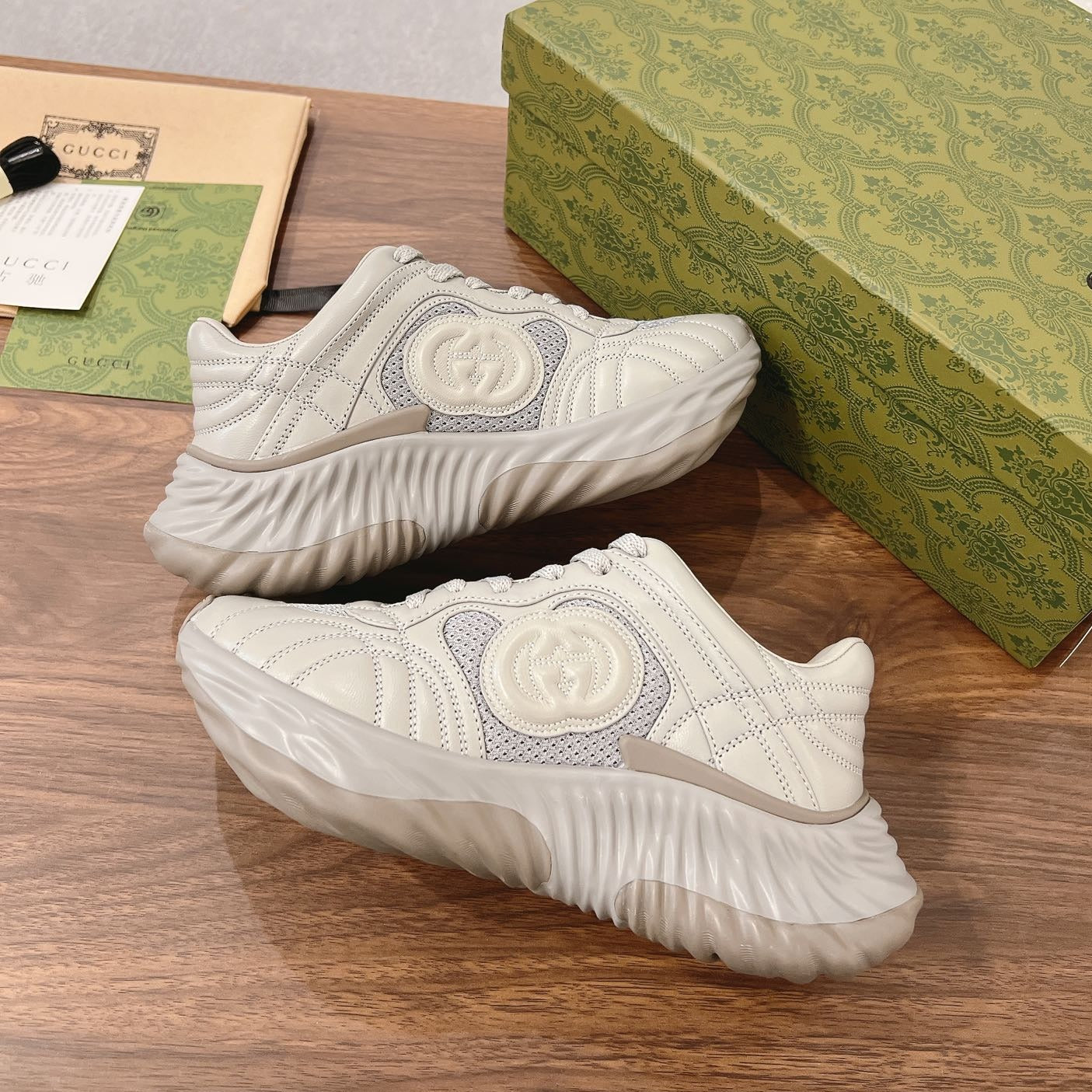 GG RIPPLE SNEAKER CLOUD GRAY