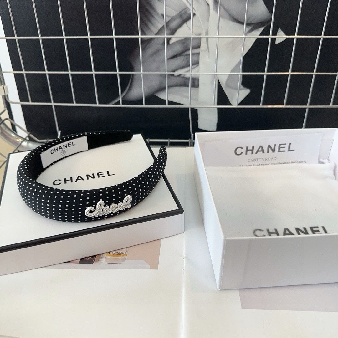 BLACK FABRIC HAIRBAND 423658