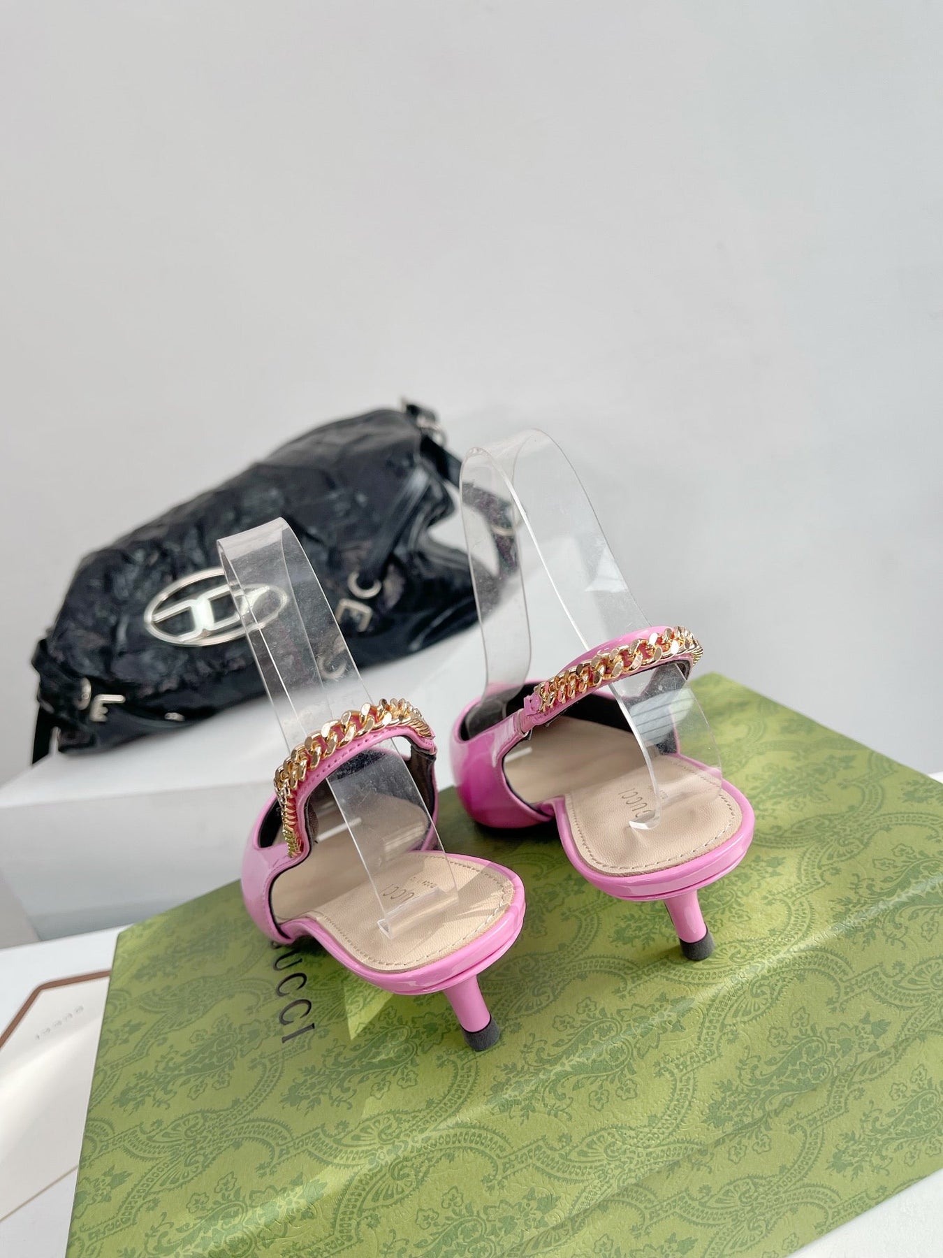 GG SIGNORIA 45 SLINGBACK PUMP TAFFY LAMBSKIN