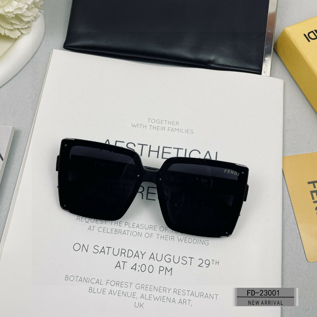 OVERSIZED FF DIAMONDS SQUARE FRAME SUNGLASSES 23001 IN ACETATE