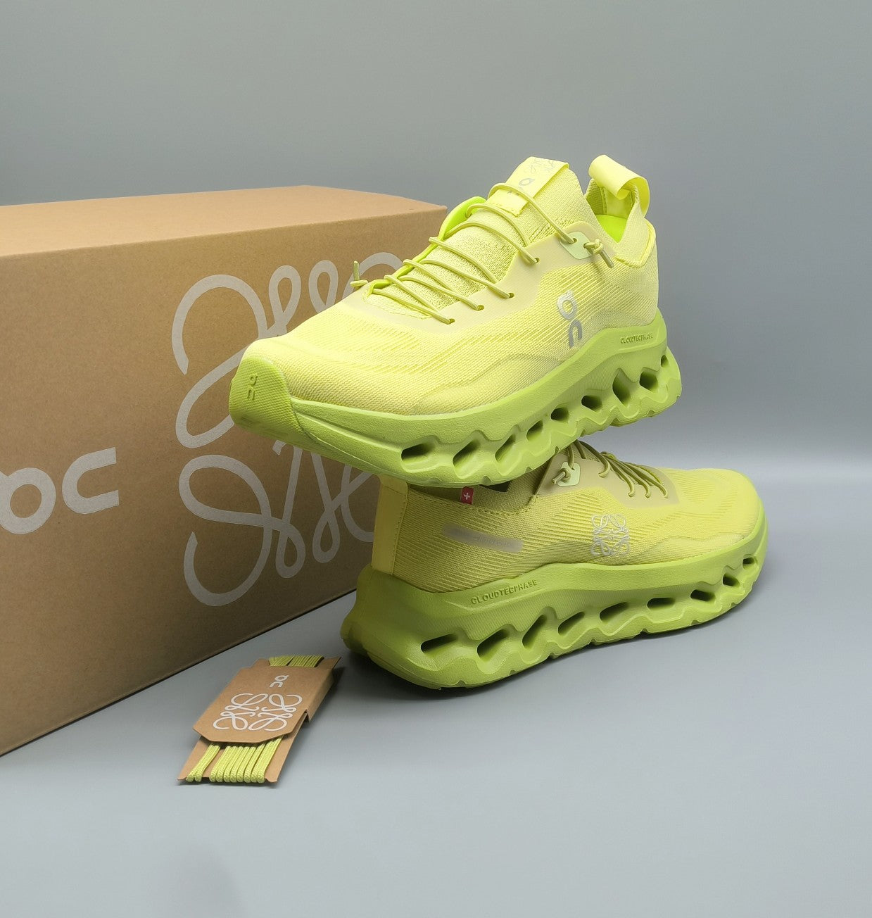 LW CLOUDTILT SNEAKER NEON GREEN POLYESTER